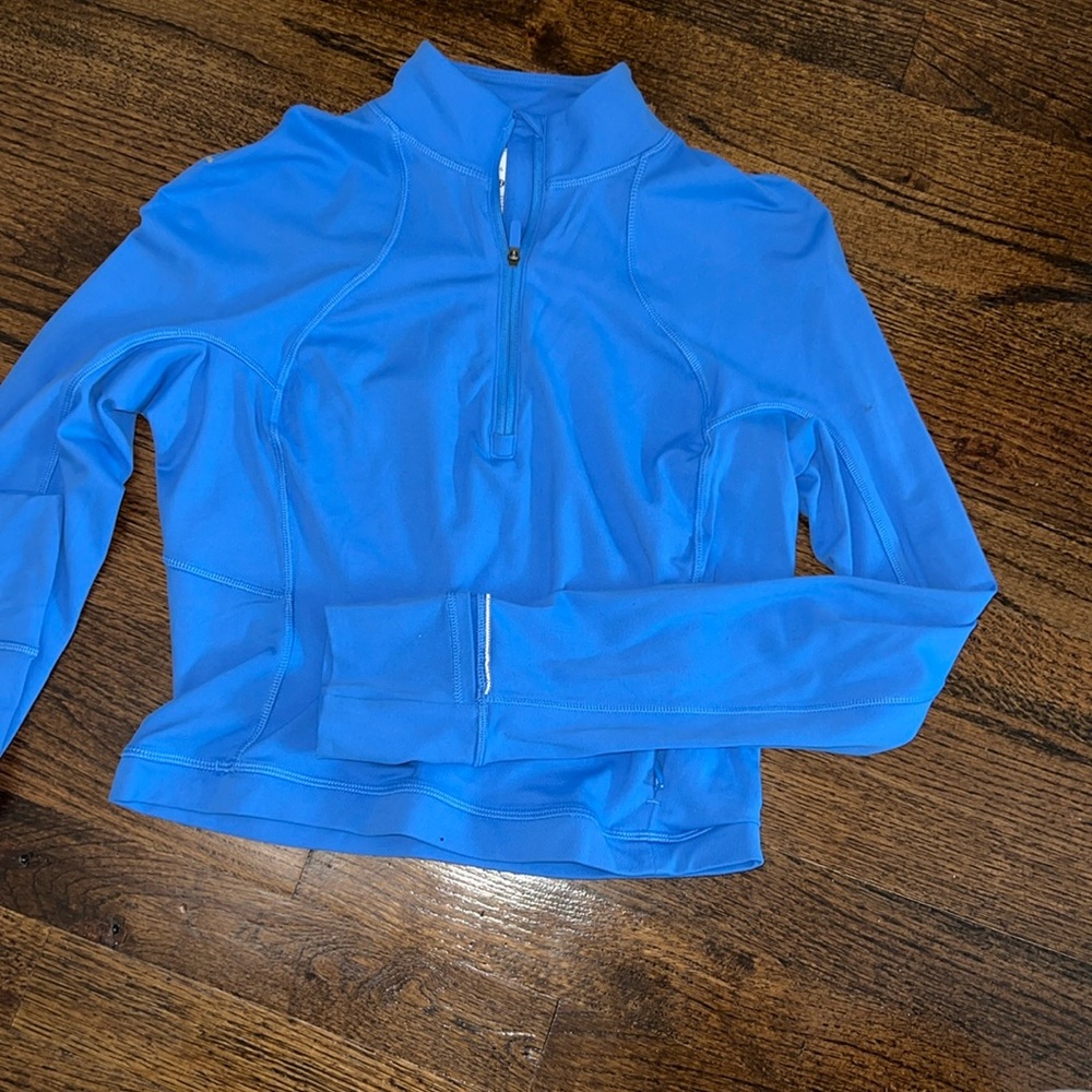 Lululemon Its Rulu Run Cropped Half Zip